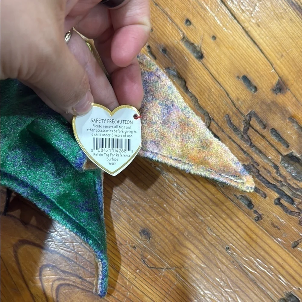 Ty Beanie Baby Swoop The Pterodactyl Mint Pellets